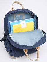 Sac  Dos 1 Compartiment Caramel et cie Bleu fille FI-vue-porte