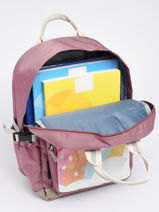 Sac  Dos 1 Compartiment Caramel et cie boheme FI-vue-porte