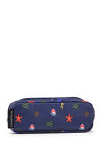 Trousse 2 Compartiments Caramel et cie Bleu green power ocean GP