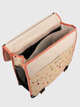 Cartable 2 Compartiments Pol fox Rose fille FCA38R-vue-porte