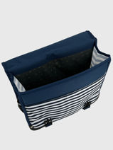Cartable 1 Compartiment Pol fox Bleu garcon GCA35R-vue-porte
