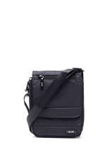 Cross Body Tas 2 Compartimenten Elite Zwart rfid E1004