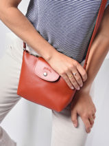 Longchamp Le pliage city Cross body tas Beige-vue-porte
