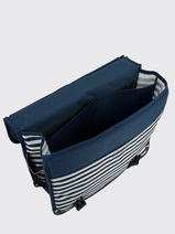 Cartable 2 Compartiments Pol fox Bleu garcon GCA38R-vue-porte
