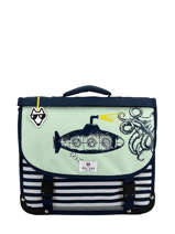 Cartable 1 Compartiment Pol fox Bleu garcon GCA35R