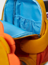 Sac  Dos Affenzahn Jaune large friends AFZ-FAL2-vue-porte