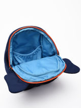Sac  Dos 1 Compartiment Affenzahn Bleu large friends AFZ-FAL3-vue-porte