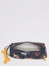Trousse 1 Compartiment Stones and bones Bleu boys B-vue-porte