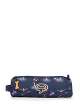 Pennenzak 1 Compartiment Stones and bones Blauw girls G
