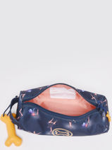 Trousse 1 Compartiment Stones and bones Bleu girls G-vue-porte
