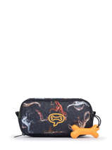 Pennenzak 3 Compartimenten Stones and bones Blauw boys B