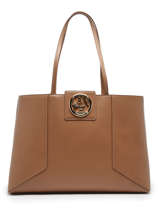 Sac Port paule Roxane Cuir Lancel Marron roxane A12071