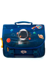 Cartable 2 Compartiments Lily Boys Stones and bones Bleu boys B