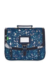 Cartable 1 Compartiment Tann's Bleu fantaisie fille 35260