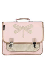 Cartable 2 Compartiments Caramel et cie Rose boheme FI