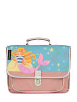 Cartable 1 Compartiment Caramel et cie Rose boheme FI
