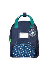 Sac  Dos Mini Tann's Bleu fantaisie garcon 61231