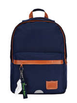 Sac  Dos 2 Compartiments Tann's Bleu les fantaisies g - 22-63111
