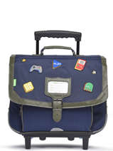 Cartable  Roulettes 2 Compartiments Tann