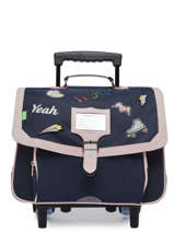Cartable  Roulettes 2 Compartiments Tann