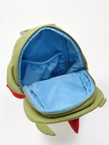 Sac  Dos Affenzahn Rouge large friends AFZ-FAL2-vue-porte