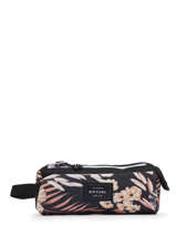 Trousse 2 Compartiments Rip curl Noir paradise LUTMY1PR