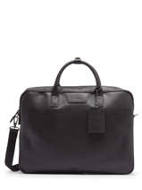 Porte-documents 2 Compartiments + Pc 17'' Cuir Etrier Marron flandres EFLA8262