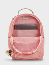 Rugzak 1 Compartiment Met 15" Laptopvak Kipling Roze back to school KI5357-vue-porte