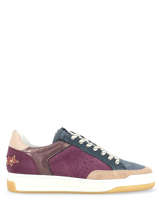 Sneakers Biarritz En Cuir Meline Violet women BZ158