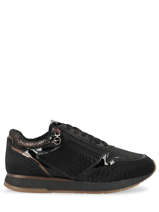 Sneakers Uit Leder Tamaris Zwart accessoires 22446-24