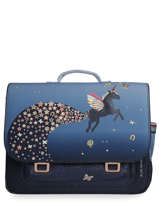 Boekentas It Bag Midi Girl 2 Compartimenten Jeune premier Blauw daydream girls G