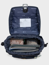 Sac  Dos James 3 Compartiments Jeune premier Bleu daydream boys B-vue-porte
