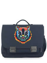 Boekentas Classic Midi 2 Compartimenten Jeune premier Blauw classics CLD22