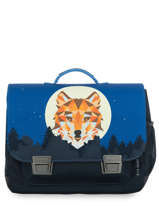 Boekentas Classic Midi 2 Compartimenten Jeune premier Blauw classics CLD22