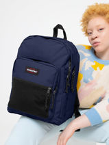 Sac  Dos 2 Compartiments Eastpak Bleu authentic EK060-vue-porte