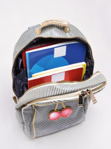 Sac  Dos 3 Compartiments Jeune premier daydream girls G-vue-porte