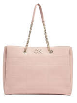 Sac Port paule Re-lock Calvin klein jeans Rose re-lock K609689