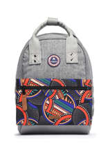 Sac  Dos Old School Mini Cabaia Gris school S