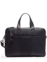 Porte Documents (main) Tommy hilfiger Noir central AM09150