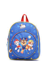 Sac  Dos 1 Compartiment Paw patrol Bleu teamwork 1386