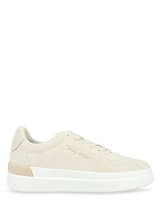 Sneakers Th Signature Suede En Cuir Tommy hilfiger Blanc women 6518AF4