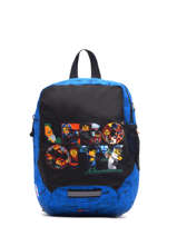 Sac  Dos 1 Compartiment Lego Bleu city police adventure 25