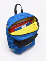 Sac  Dos 1 Compartiment Lego Bleu city police adventure 25-vue-porte