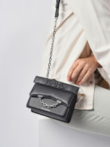 Sac Bandoulire Karl Seven Grainy Cuir Karl lagerfeld Noir karl seven 225W3082-vue-porte