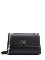 Sac Bandoulire Re-lock Re-lock Calvin klein jeans Noir re-lock K609624