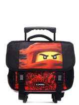 Cartable  Roulettes Lego Noir ninjago 22