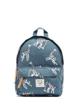 Sac  Dos 1 Compartiment Kidzroom Bleu stories 2447