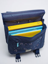 Cartable  Roulettes 1 Compartiment Milky kiss Bleu perfect ride 2427-vue-porte
