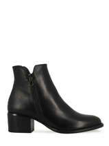 Bottines En Cuir En Cuir Tamaris Noir women 29