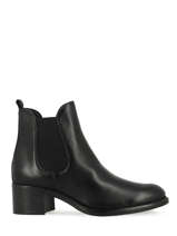 Enkellaarsjes Uit Leder Tamaris Zwart accessoires 29